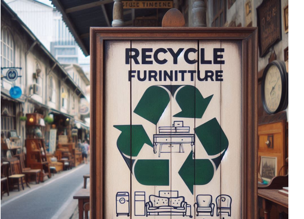 Recycle Furniture sign