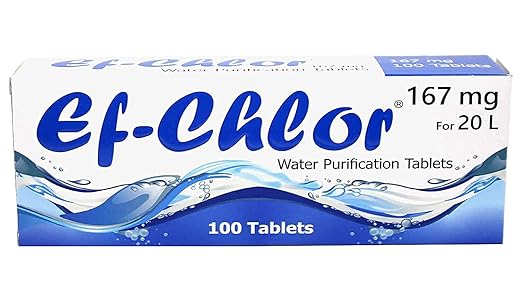 Ef-Chlor Water Purification Tablets