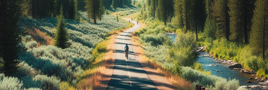 The Hiawatha bike trail in Idaho