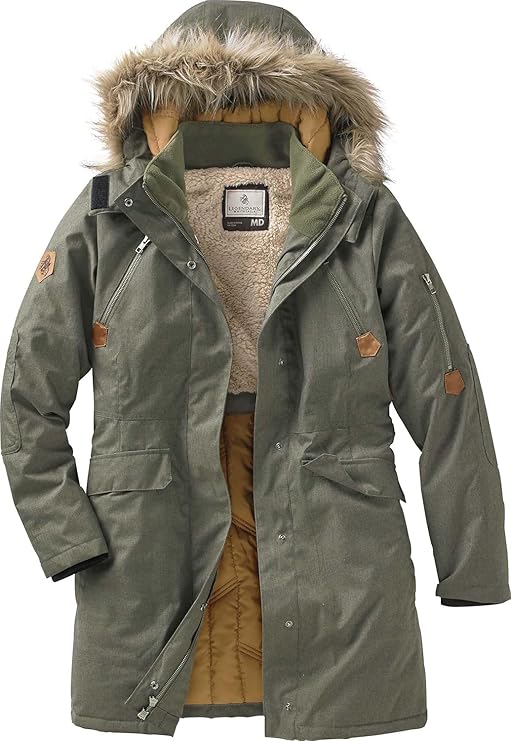 Legendary Whitetails Women's Waterproof Anchorage Parka Winter Coat with Durable Removable Hood